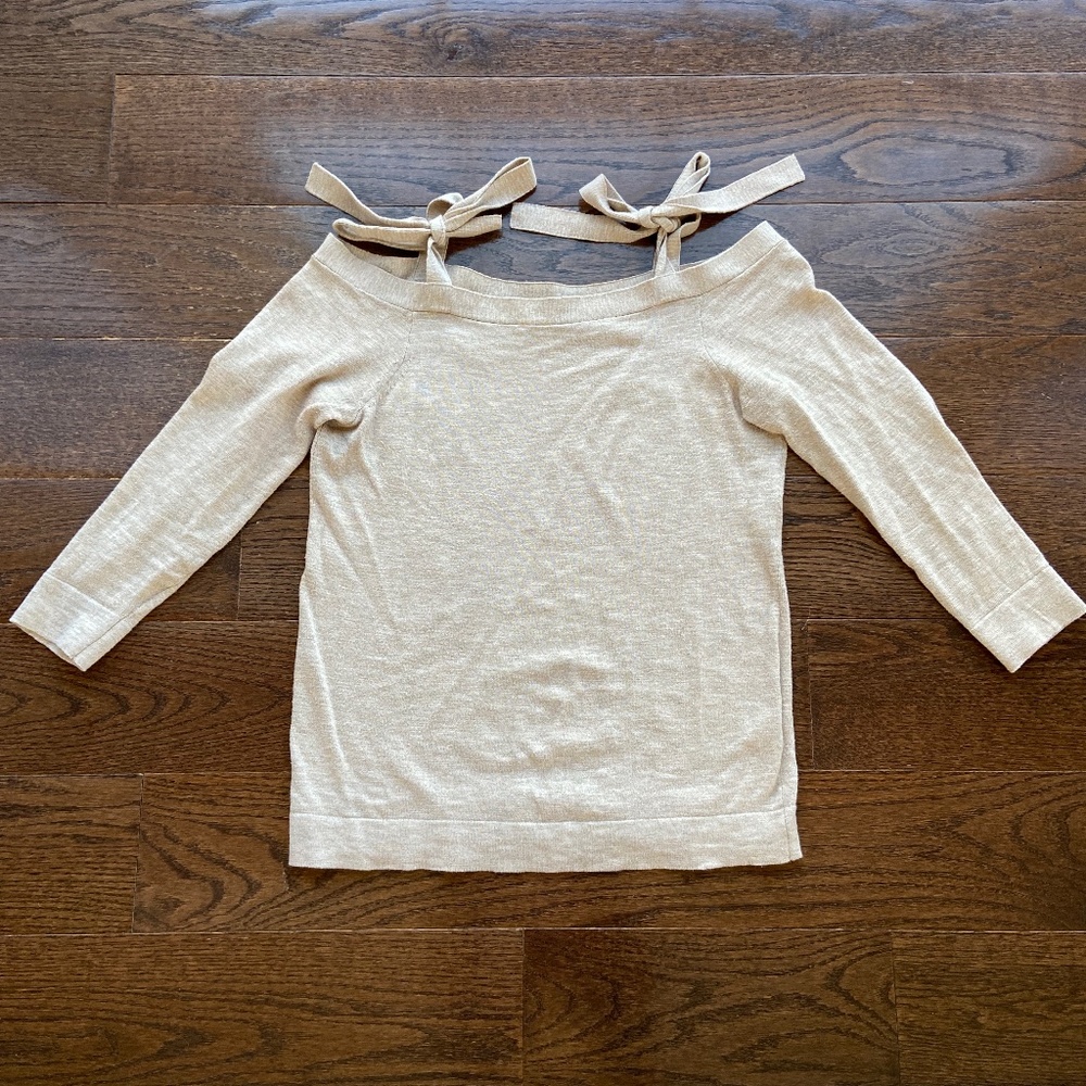 J. Crew Shoulder-Tie Sweater